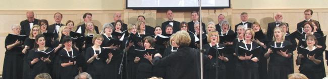 Vesnivka Choir with the Toronto Ukrainian Male Chamber Choir under the direction of Halyna Kvitka Kondracki