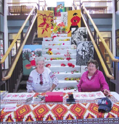 1 - Festival Volunteers at “Lviv, Ukraine” Pavilion