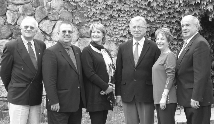 The UNA’s Executive Committee for 2010-2014 (from left): Second Vice-President Eugene Oscislawski, First Vice-President Michael Koziupa, Treasurer Roma Lisovich, President Stefan Kaczaraj, National Secretary Christine E. Kozak and Director for Canada Myron Groch