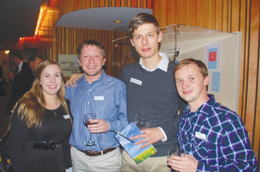 1 - Student attendees pose during the reception at St. Vladimir Institute