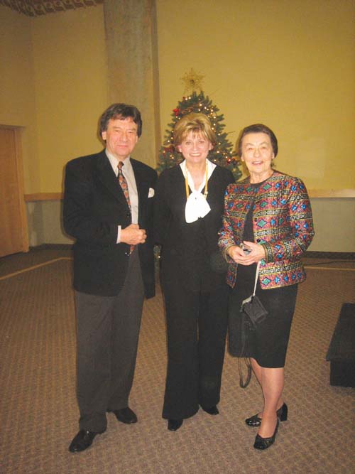 Festival adjudicators (L. to R.): Ireneus Zuk, Kvitka Zorych Kondracki, Luba Zuk